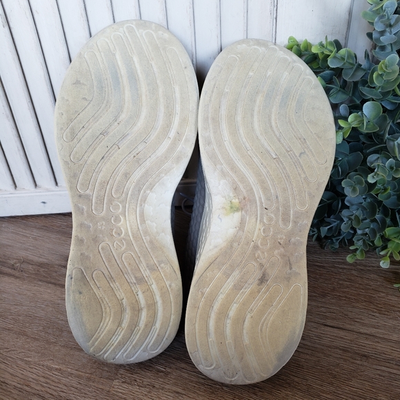 ECCO Mens Ecco Therap Gray Lace Up Walking Athletic and Training Shoes 9-9.5 - Picture 7 of 9